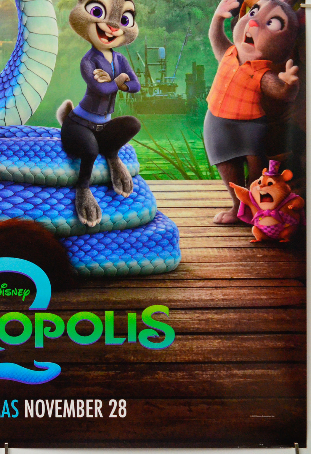 Zootropolis 2 (Bottom Right) Cinema One Sheet Movie Poster 