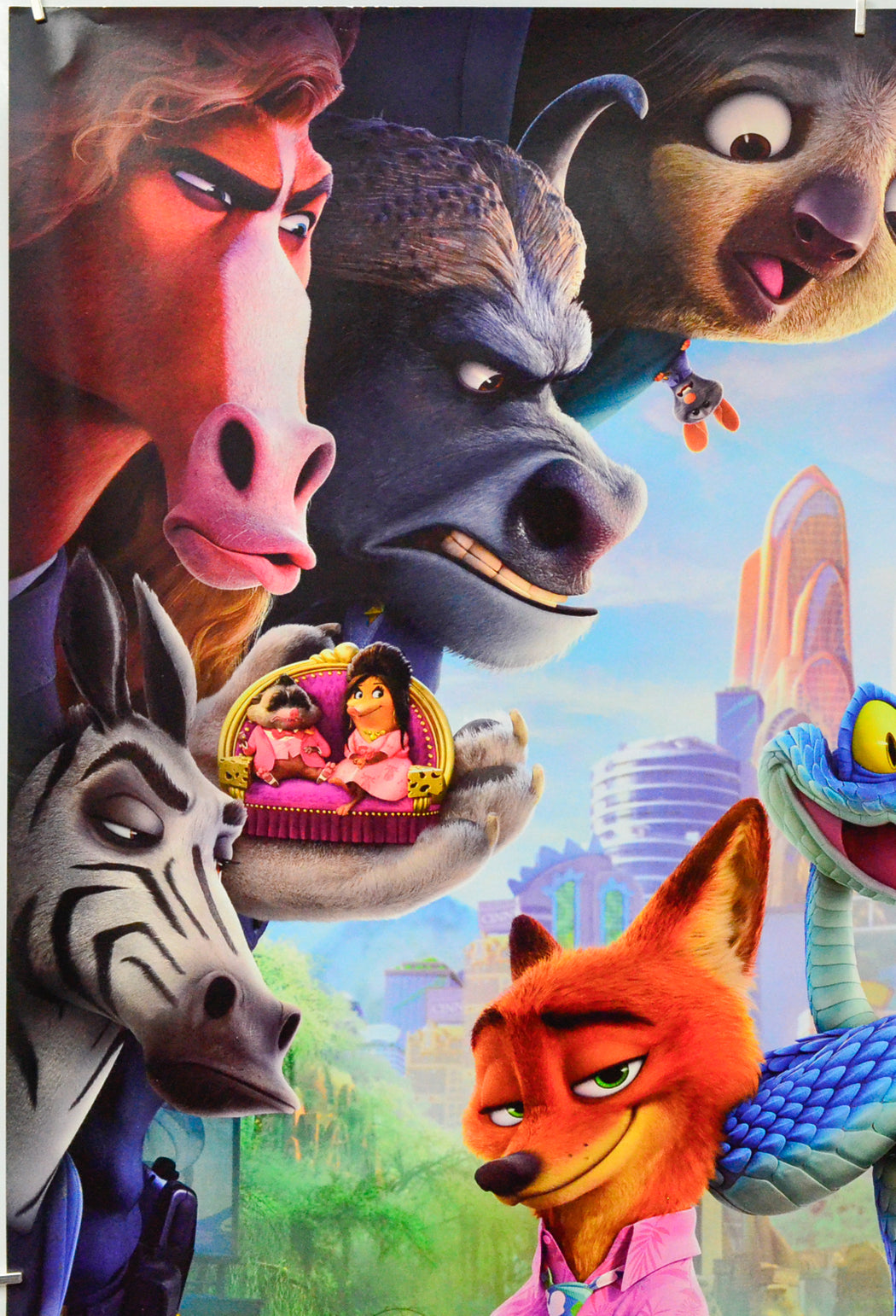 Zootropolis 2 (Top Left) Cinema One Sheet Movie Poster 