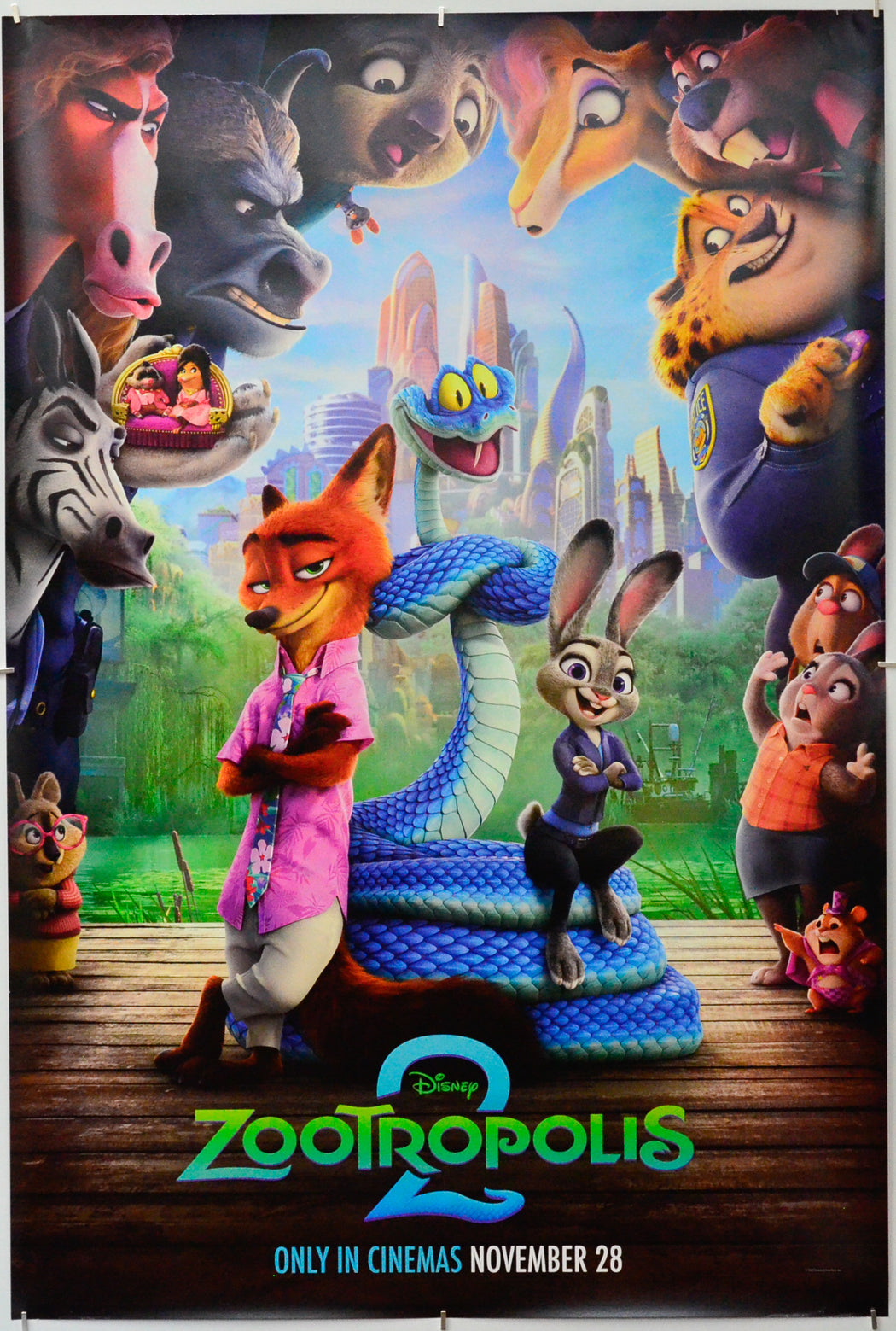 Zootropolis 2 - Original One Sheet Poster - Film Poster - Movie Poster 