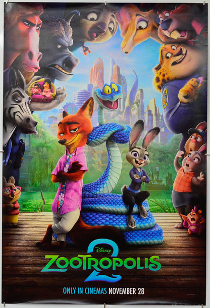 Zootropolis 2 - Original One Sheet Poster - Film Poster - Movie Poster 