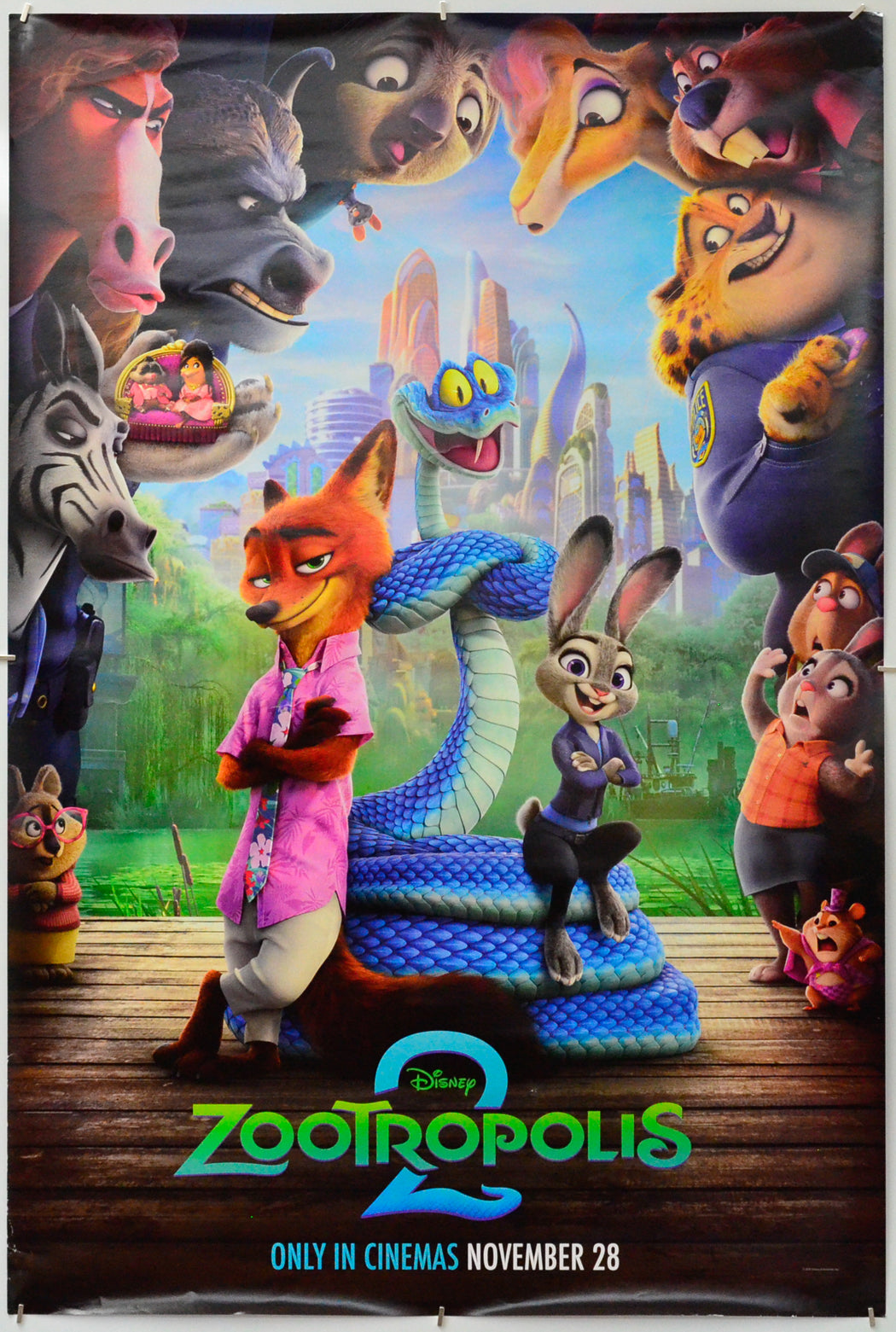 Zootropolis 2 - Original One Sheet Poster - Film Poster - Movie Poster 