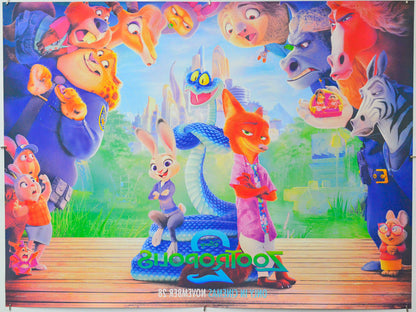 Zootropolis 2 (Back) Cinema Quad Movie Poster 