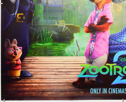 Zootropolis 2 (Bottom Left) Cinema Quad Movie Poster 