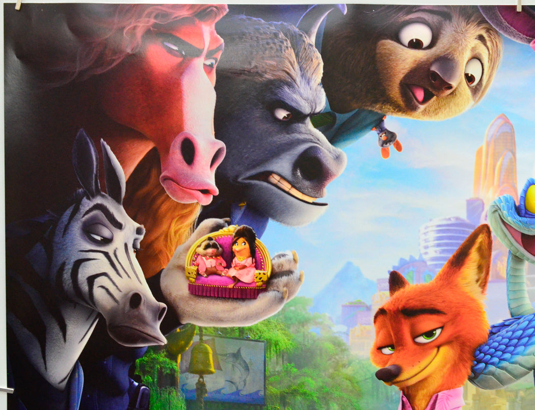 Zootropolis 2 (Top Left) Cinema Quad Movie Poster 