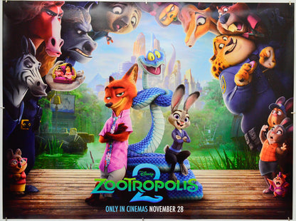 Zootropolis 2 - Original Quad Poster - Film Poster - Movie Poster