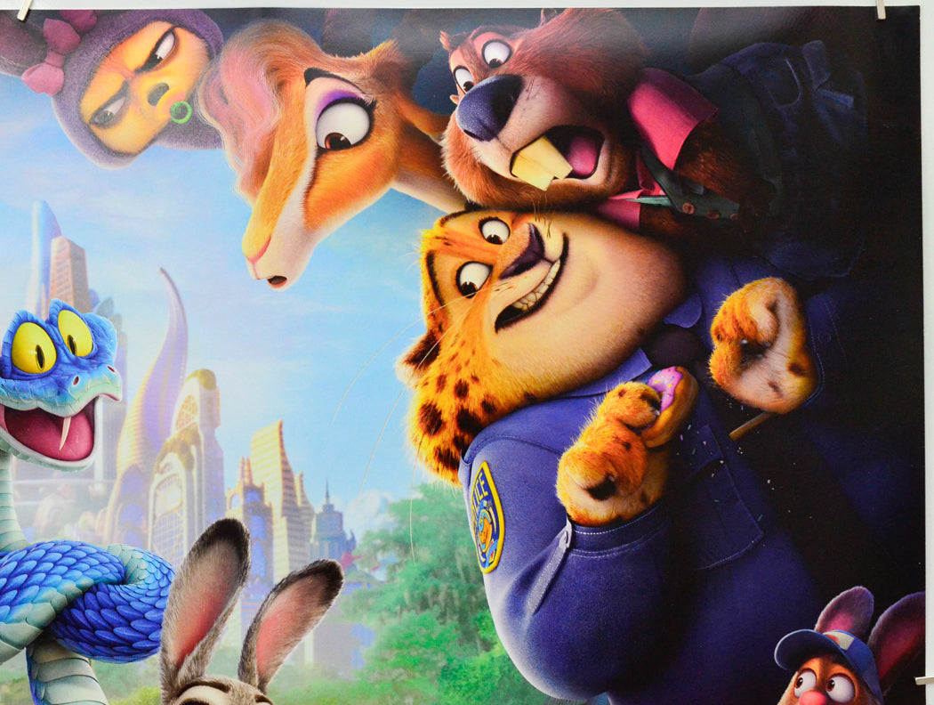 Zootropolis 2 (Top Right) Cinema Quad Movie Poster 
