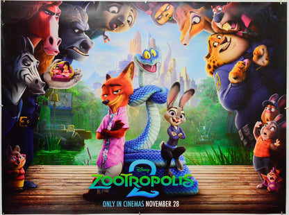 Zootropolis 2 - Original Quad Poster - Film Poster - Movie Poster