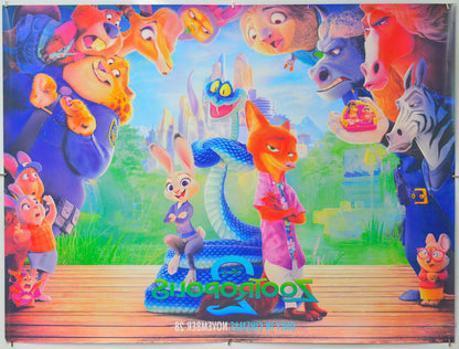 Zootropolis 2 (Back) Cinema Quad Movie Poster 