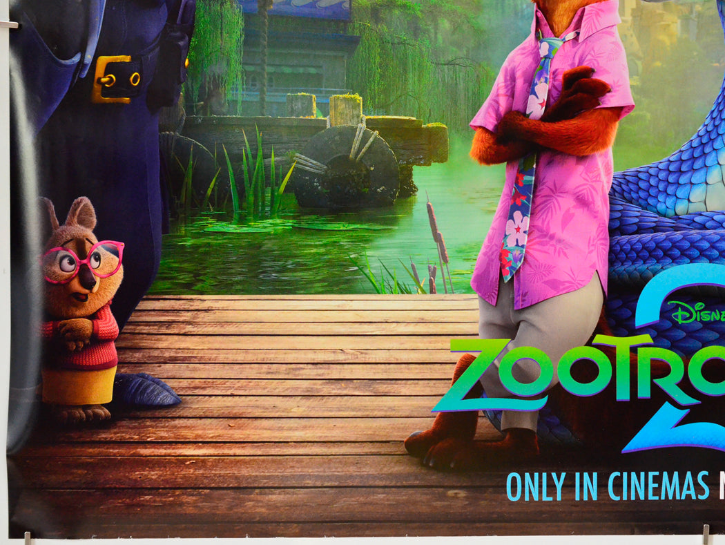 Zootropolis 2 (Bottom Left) Cinema Quad Movie Poster 