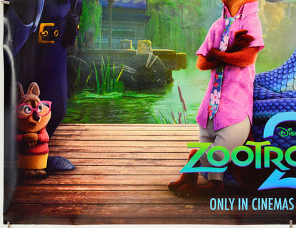 Zootropolis 2 (Bottom Left) Cinema Quad Movie Poster 