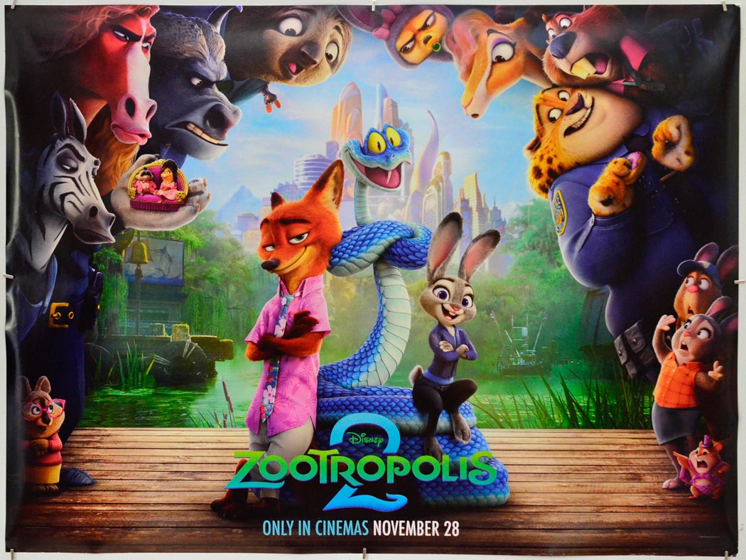 Zootropolis 2 - Original Quad Poster - Film Poster - Movie Poster