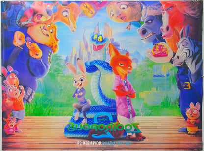 Zootropolis 2 (Back) Cinema Quad Movie Poster 