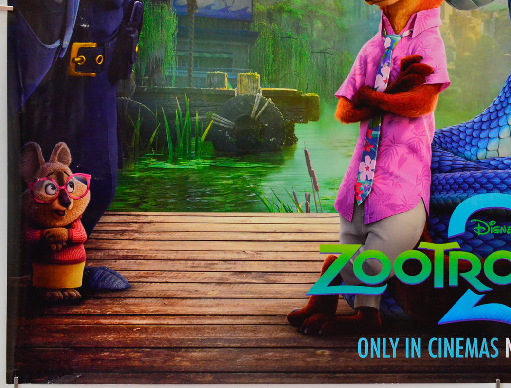 Zootropolis 2 (Bottom Left) Cinema Quad Movie Poster 