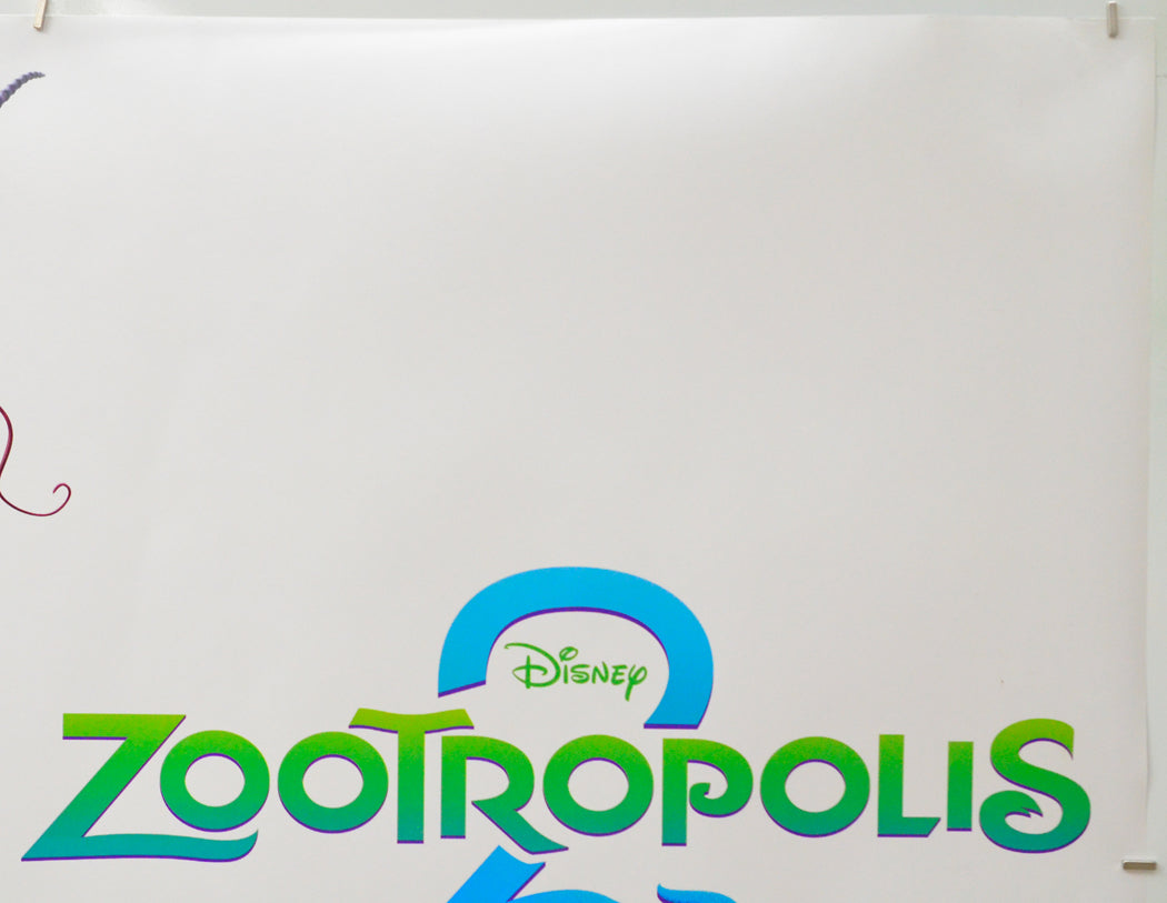Zootropolis 2 (Top Right) Cinema Quad Movie Poster 