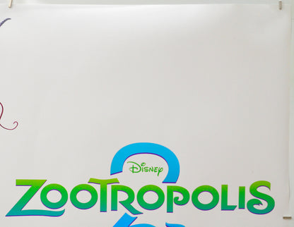 Zootropolis 2 (Top Right) Cinema Quad Movie Poster 