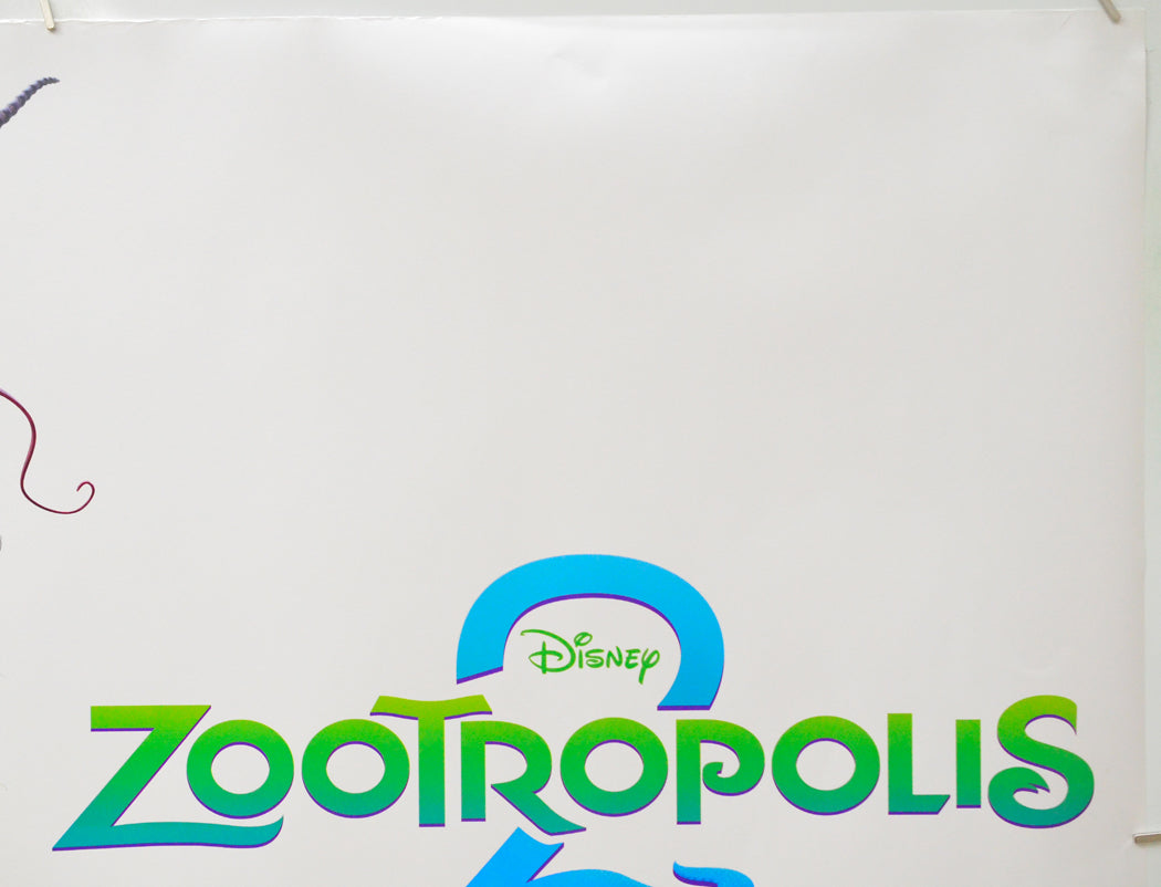Zootropolis 2 (Top Right) Cinema Quad Movie Poster 