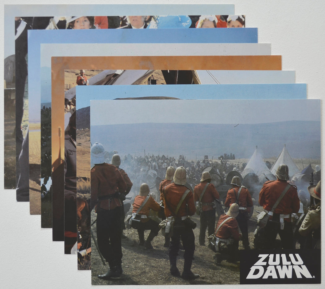 ZULU DAWN (Full View) Cinema Set of Colour FOH Stills / Lobby Cards  