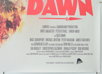 Zulu Dawn (Bottom Right) Cinema Quad Movie Poster 