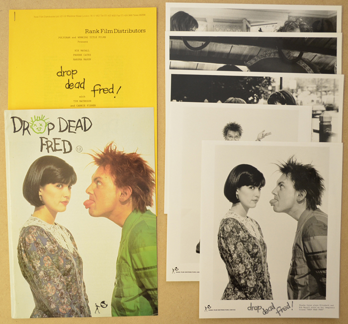 Drop Dead Fred p i Original Press Kit with 5 Black & White Stills /i/p.